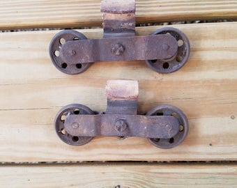 Vintage Barn Door Rolling Hardware