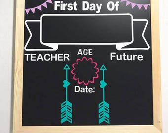 Back to school chalkboard signs