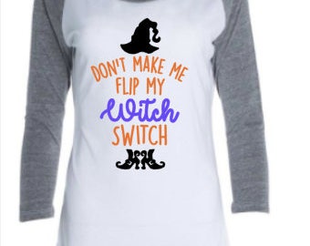 Witch Switch Multicolored -Long/Three Quarter Sleeve baseball