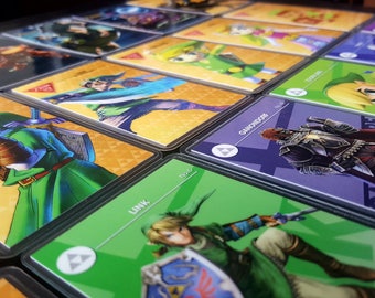 Full set of 18 Laminated Zelda Amiibo Cards, Premium Quality for Nintendo Switch and Wii U