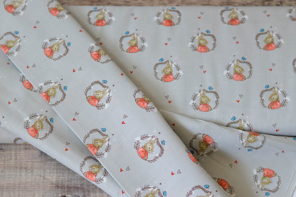 Peter Rabbit Fabric Beatrix Potter Fabric Peter Rabbit