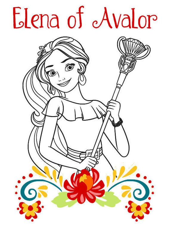 Download Elena of Avalor Disney Princess SVG File for Personal and