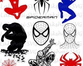 Spiderman silhouette Spiderman ClipArt Spiderman SVG png