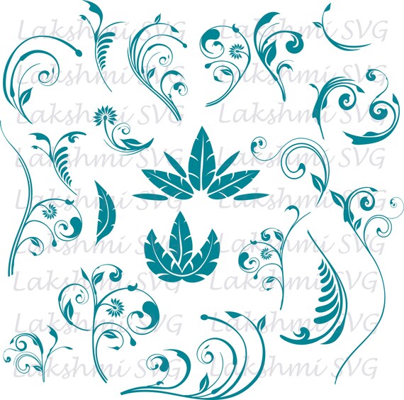 Flower SVG Bundle, Flower clipart, Flower cut files, svg files for