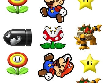 Mario stickers | Etsy