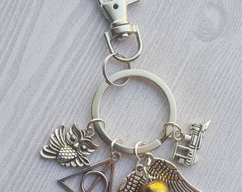 Harry Potter Keychain Bag Purse Journal Clip