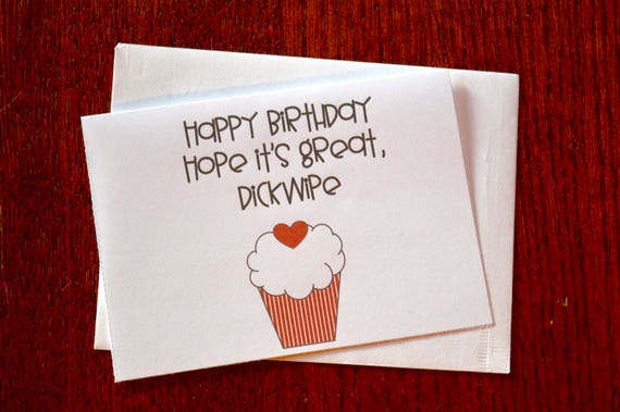 funny birthday card