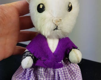 vintage cat soft toy