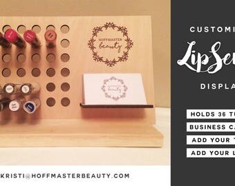 LipSense Lipstick Custom Display - Business Card Holder - LipSense Stand