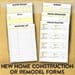 New Home Building Organizer / New Home Construction Organizing