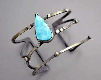 Strappy Cuff with Nevada Turquoise