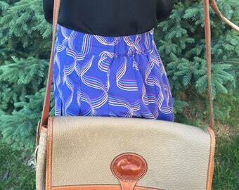 vintage dooney and bourke leather crossbody handbag