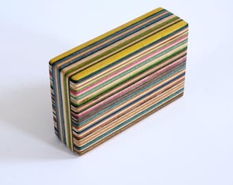 Jewellery Box - Reclaimed Wood - Recycled Skateboards
