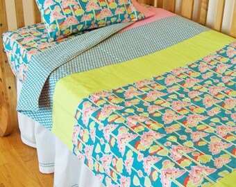 Ribbon Trellis Crib Bedding Set