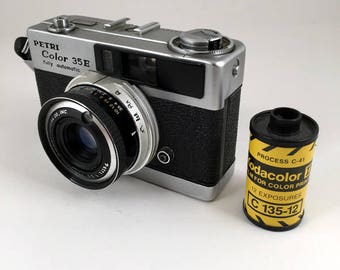 Petri Color 35 E, 35mm film camera *film tested, working*