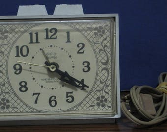 Westclox Dialite Drowse Double Snooze Alarm Clock S16-C 1960s / 1970s Vintage