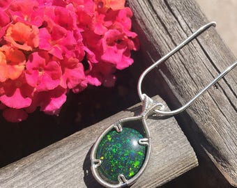 Opal Wire Wrapped Pendant, Wire Wrap, Opal Wire Wrap, Opal Pendant, Opal Jewelry, Heady Wire Wrap, Wire Wrapped Jewelry, Heady