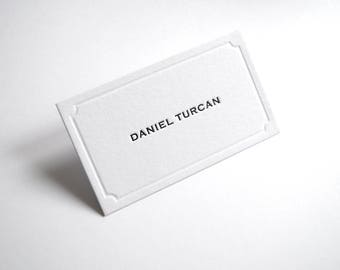 100 Daniel Ocean letterpress business cards