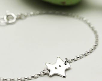 Sterling Silver Fox Bracelet - Fox Gifts - Animal Jewellery