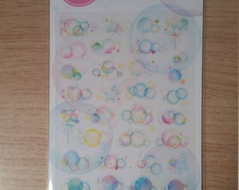 Bubbles Stickers Scrap book Card Making Crafting