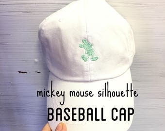 Mickey Mouse Silhouette Baseball Cap - Disney Baseball Hats - Disney World - Disneyland