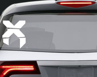 Excision vinyl decal / Car window or bumper Laptop phone iPhone Wall Art Sticker Decals / Living room home decor removable perler kandi pins