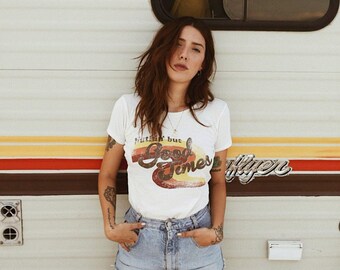 Nuthin' but Good Times-women's t shirt-70s-vintage tee-women's tee-graphic tee-vintage inspired- 1970s-made in usa-fitted-retro-