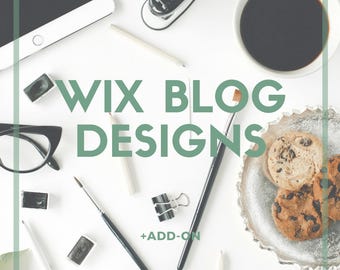 wix blog design personnalisé - blog à votre image + add-on