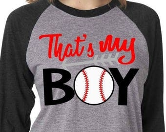 SALE- Thats my boy svg - SVG, DXF, Eps, png Files for Cutting Machines Cameo or Cricut - baseball clip art - cute baseball svg - baseball s