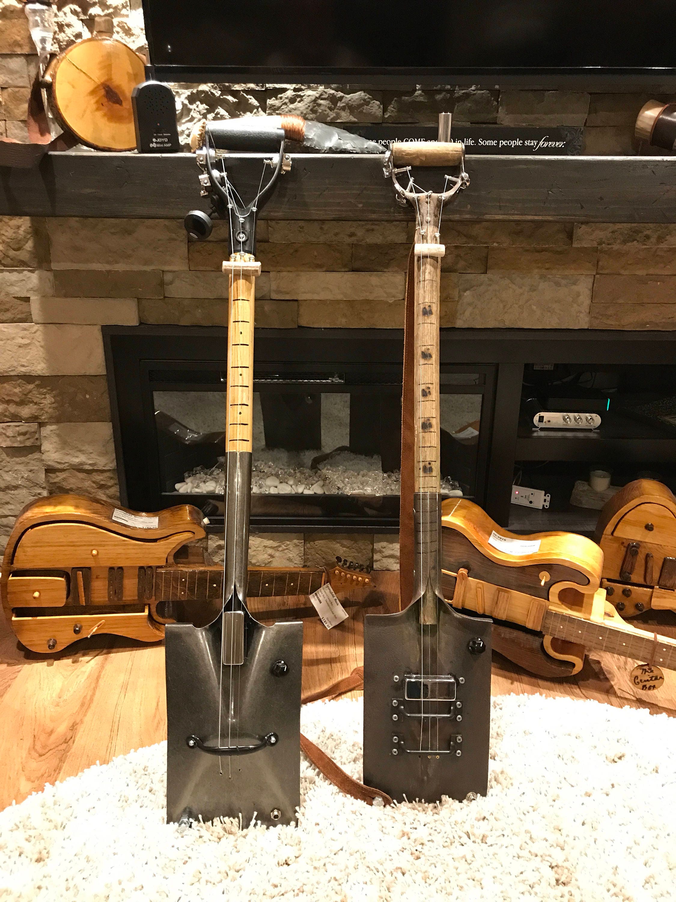 Shovel guitar