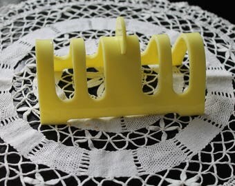 Art Deco Lemon Celluloid Toast Rack