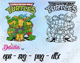 Teenage mutant ninja turtles tmnt clipart SVG Cutting Vector Eps High Quality design files ai eps for Cricut and Silhouette Cameo