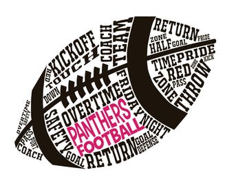 Panthers,Carolina Panthers,football,college team SVG,DXF,PNG for use with Silhouette Studio and Cricut Design Space