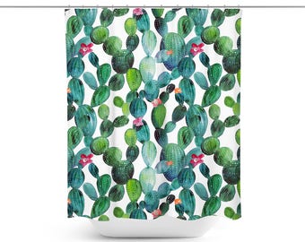 Cactus Shower Curtain | Cactus Bathroom Décor | Cactus Bath Décor | Cactus Shower Décor | Cactus Décor | Cactus Bath