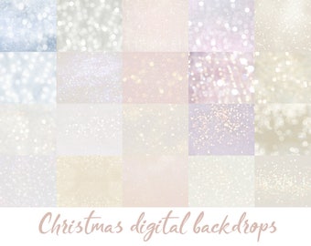 21 Christmas Digital Backdrops