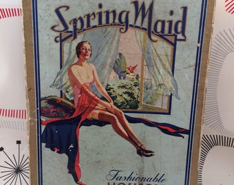 Empty Vintage Hosiery Box