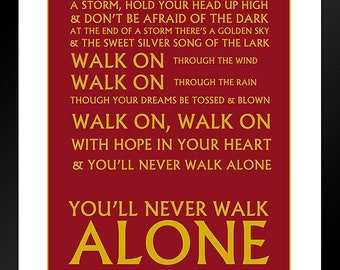 A4 LFC 'YNWA' digital print