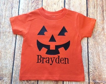 Kids Halloween Shirt, Pumpkin Shirt, Personalized Halloween, Halloween Shirt, Halloween, Boys Halloween, Girls Halloween, Pumpkin Patch