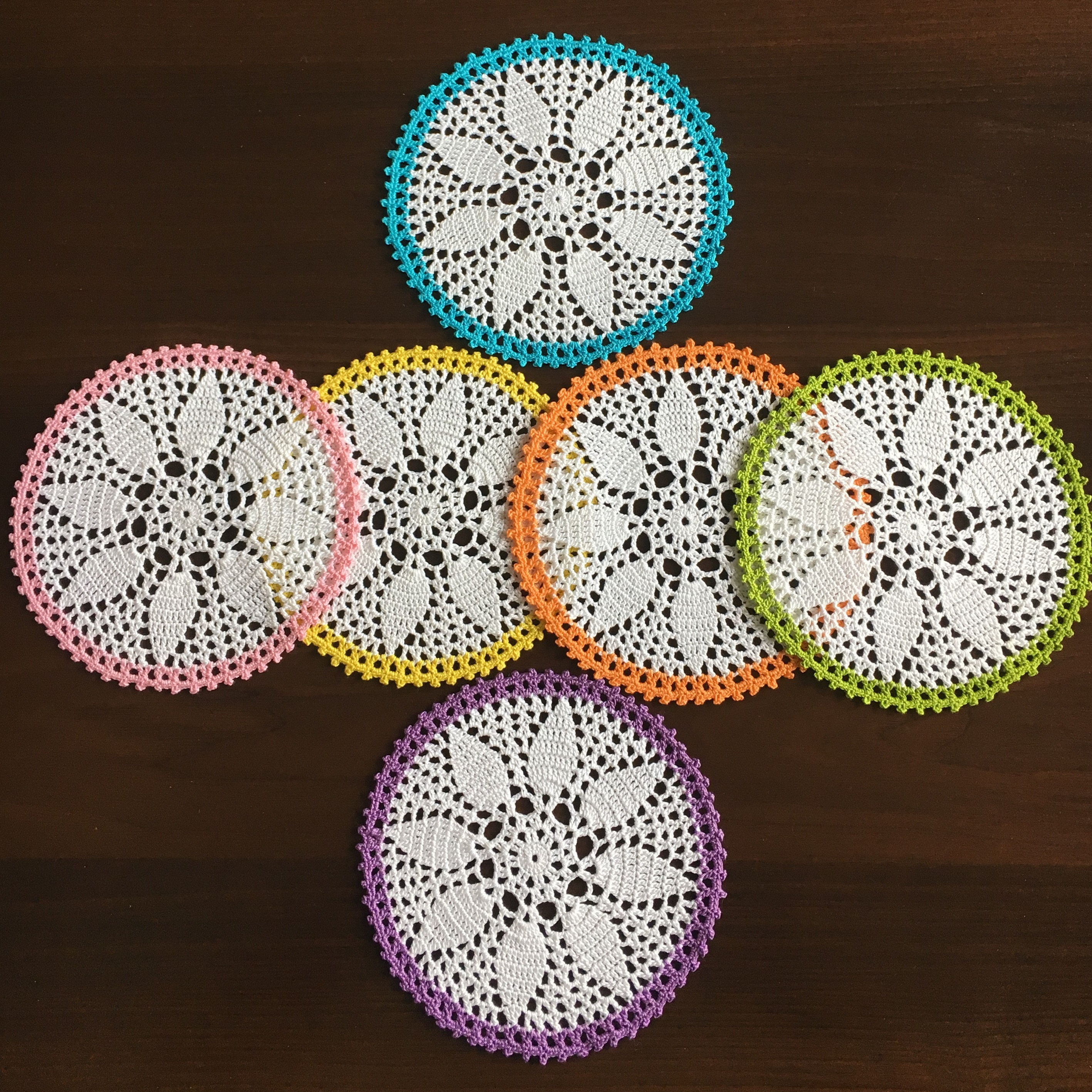 HolidayCrochets - Napkins crochet. Holder for flowers. Macrame.