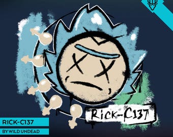 Tank Top Rick and Morty Blink-182 Music - Rick C-137