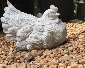 Cement concrete Laying Hen Concrete Statue New