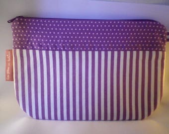 Makeup fabric polka dots and stripes - to - gift idea