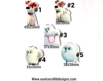 Secret life of pets planar resin, pets embellishment