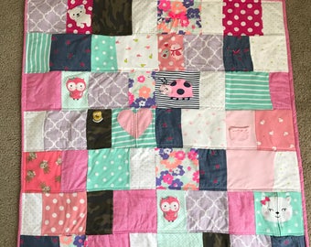 Baby Clothes Quilt, Memory Quilt, T Shirt Quilt, Memory Blanket, Baby Clothes Keepsake, Baby Quilt, Baby Blanket, Baby Clothes Blanket