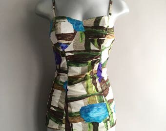 1950s Jantzen swimming costume made in England size 12 uk