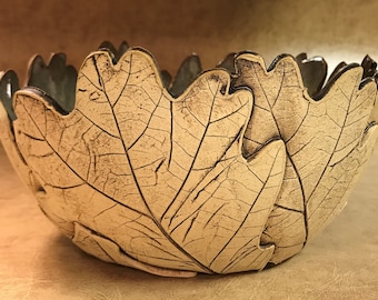 Large Oak Leaf Bowl 164