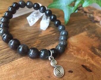 Gold Sheen Obsidian Bracelet