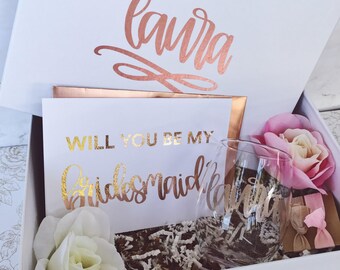 Will You Be My Bridesmaid Proposal Box Will You Be My Bridesmaid Box Will You Be My Bridesmaid Gift Box