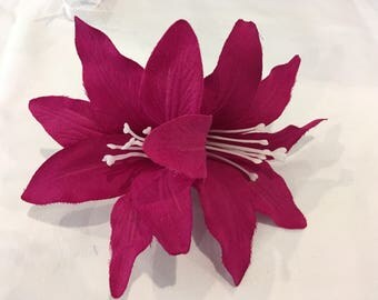 Hair clip flower for women or children