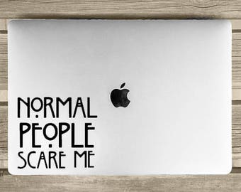 American Horror Story - "Normal People Scare Me" Decal/Sticker